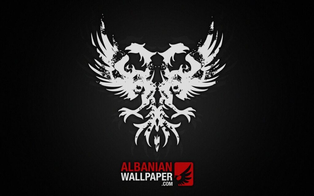 Albanian Eagle Inkblot Grunge wallpapers