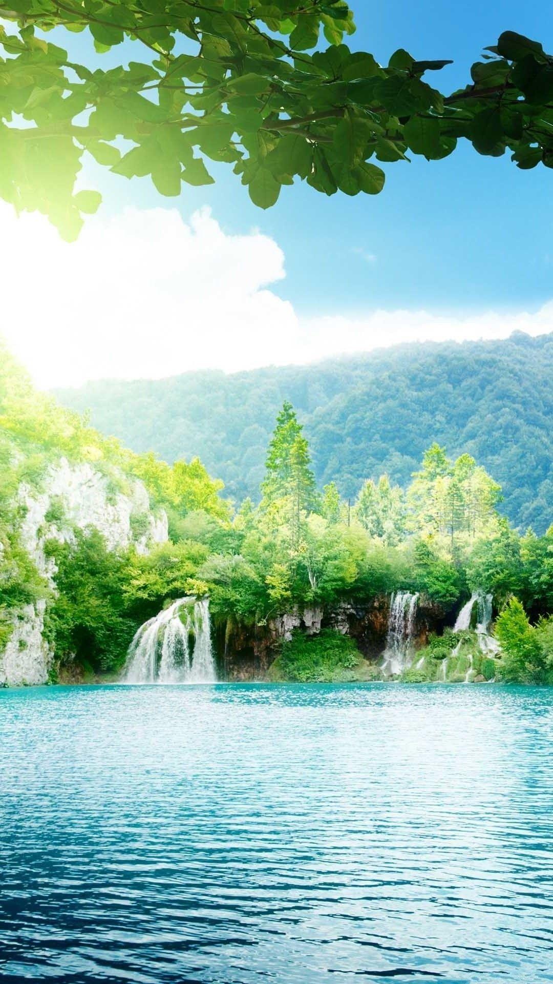 Widescreen Plitvice Lakes National Park Mobile With 2K Nature