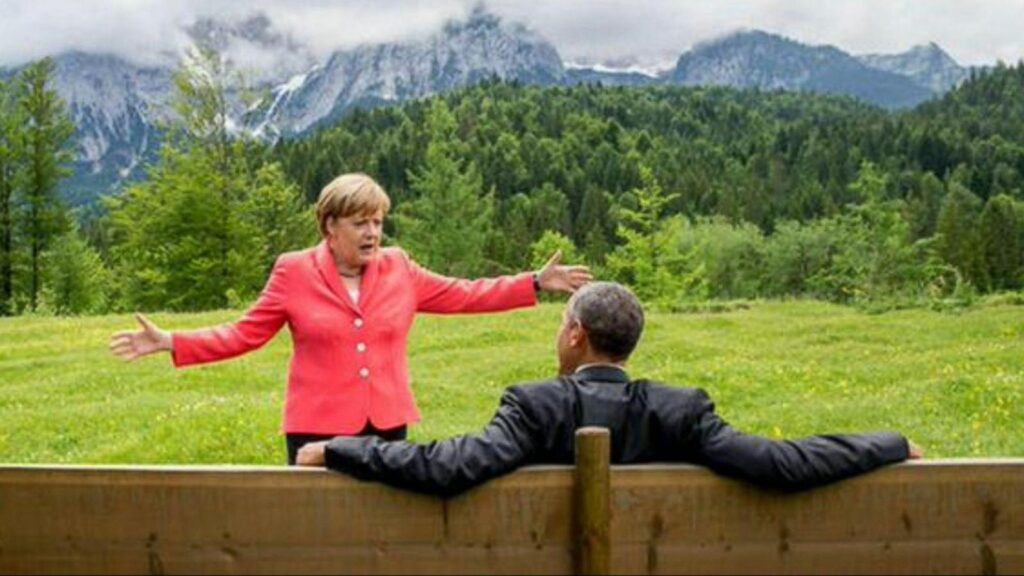 That Time Obama and Angela Merkel’s Conversation Turned Into a Scene