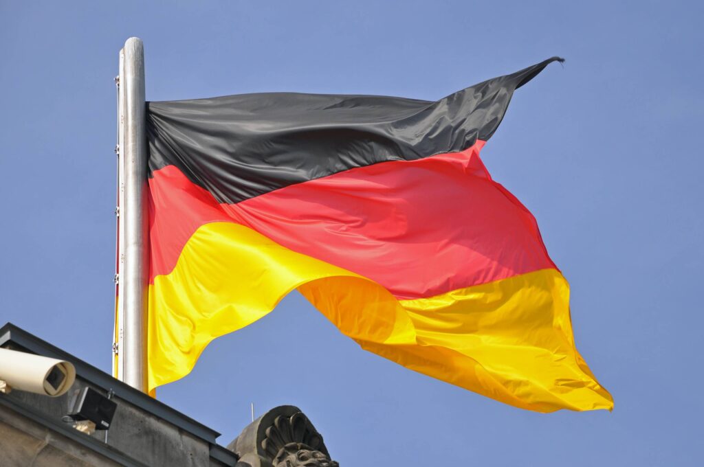 German Flag Fly 2K Wallpapers