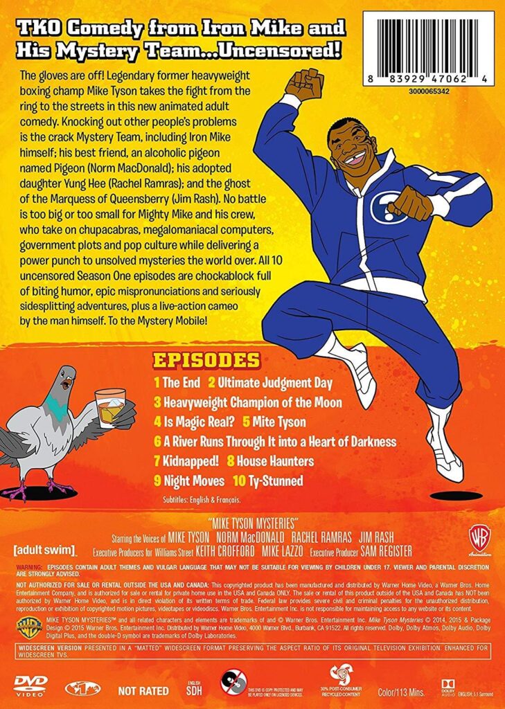 Mike Tyson Mysteries Season Sam Register, Hugh