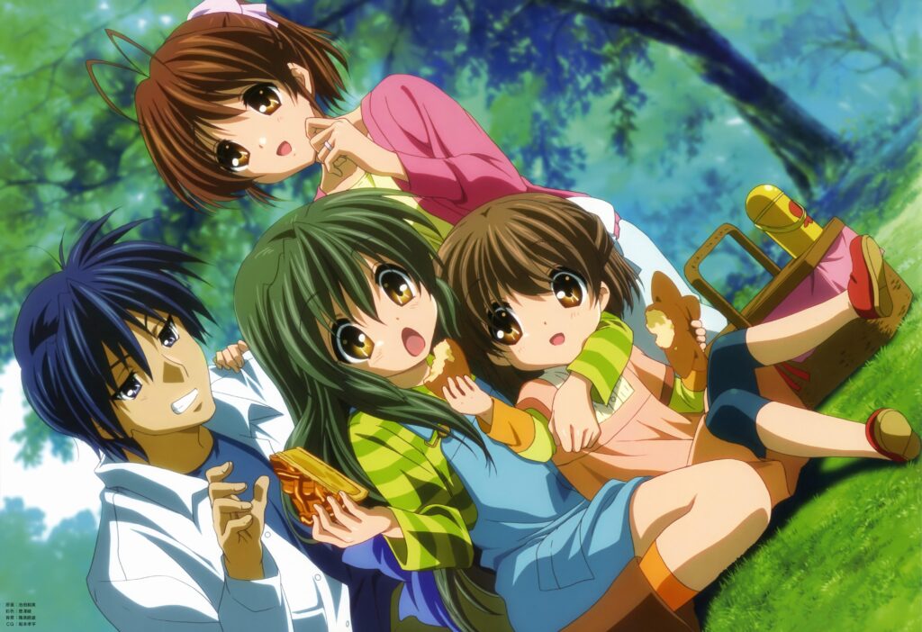 Clannad, Nagisa, Okazaki, Okazaki