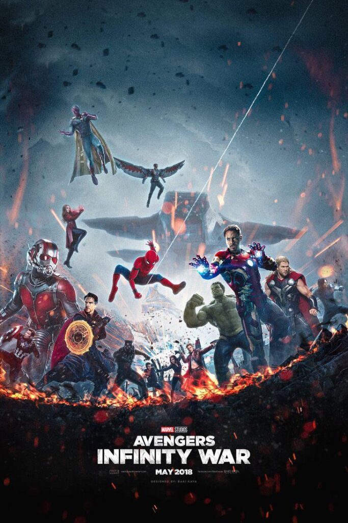 Avengers Infinity War Poster by bakikayaa