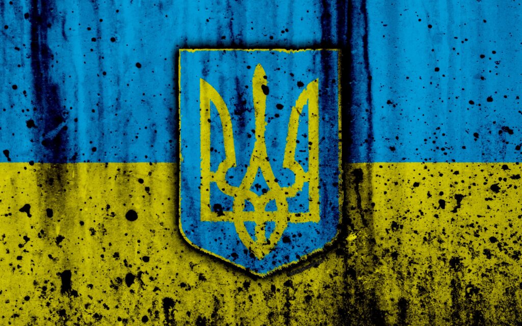 Download wallpapers Ukrainian flag, к, grunge, flag of Ukraine