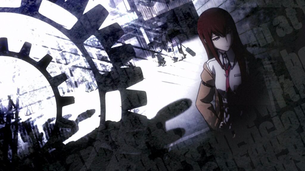 Wallpapers anime, Makise Kurisu, Steins Gate, screenshot,