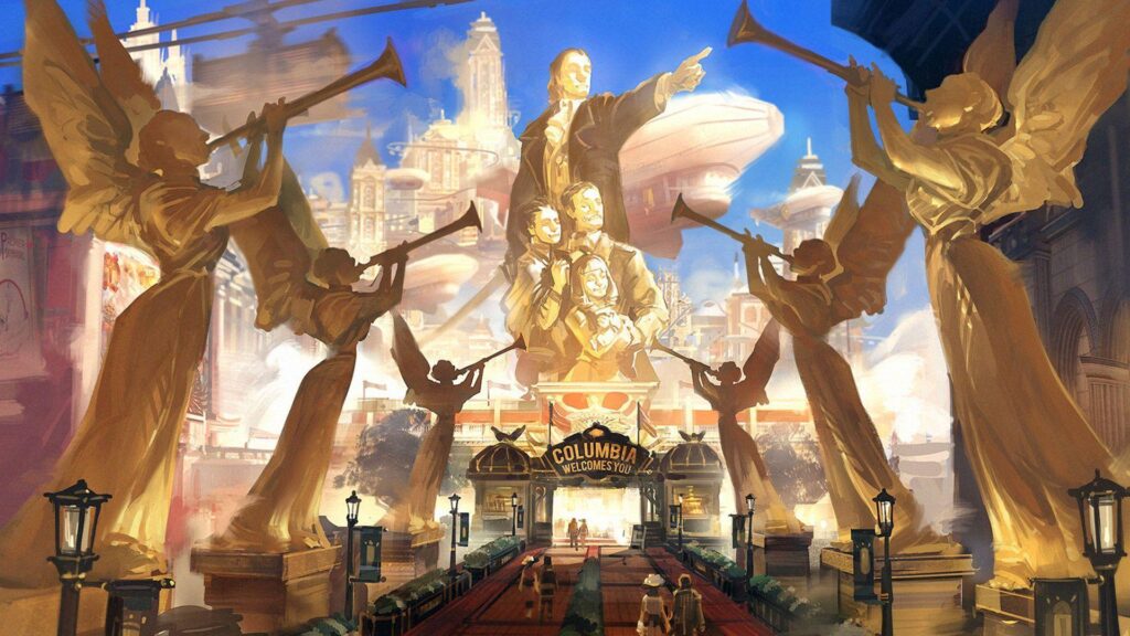 Bioshock infinite angels way wallpapers