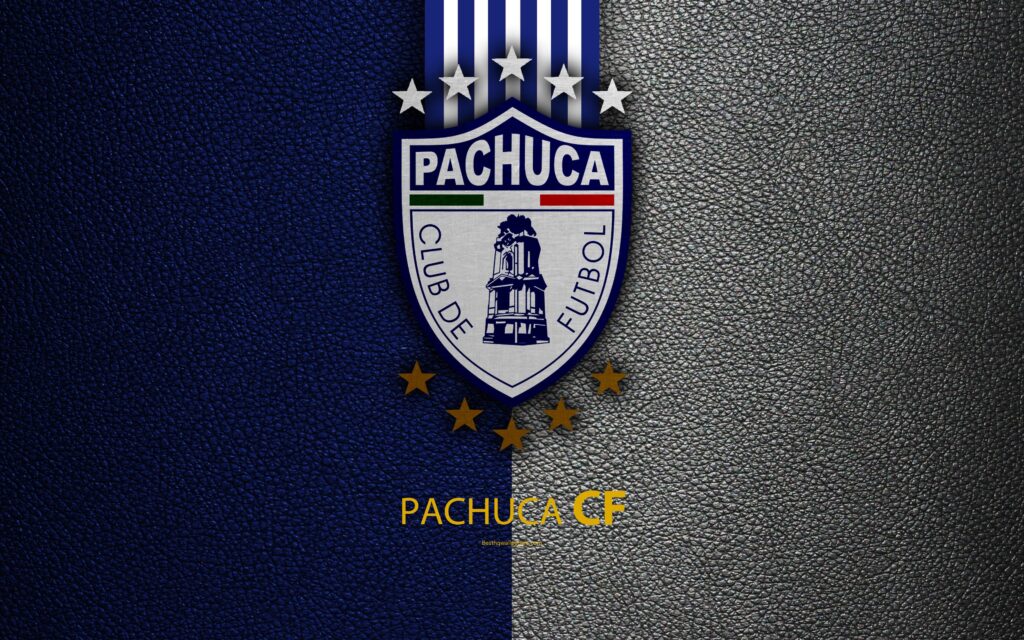 Download wallpapers CF Pachuca, k, leather texture, logo, Mexican