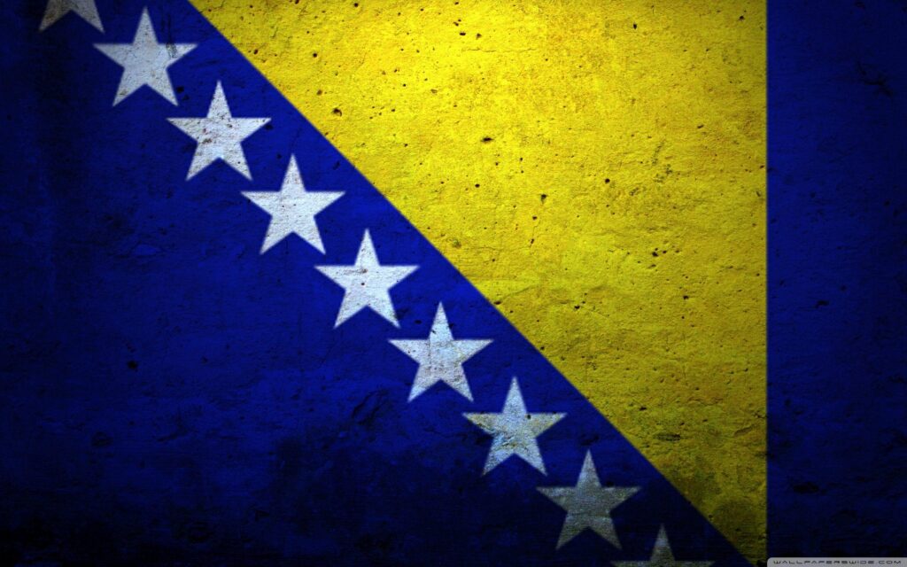 Grunge Flag Of Bosnia And Herzegovina 2K desk 4K wallpapers