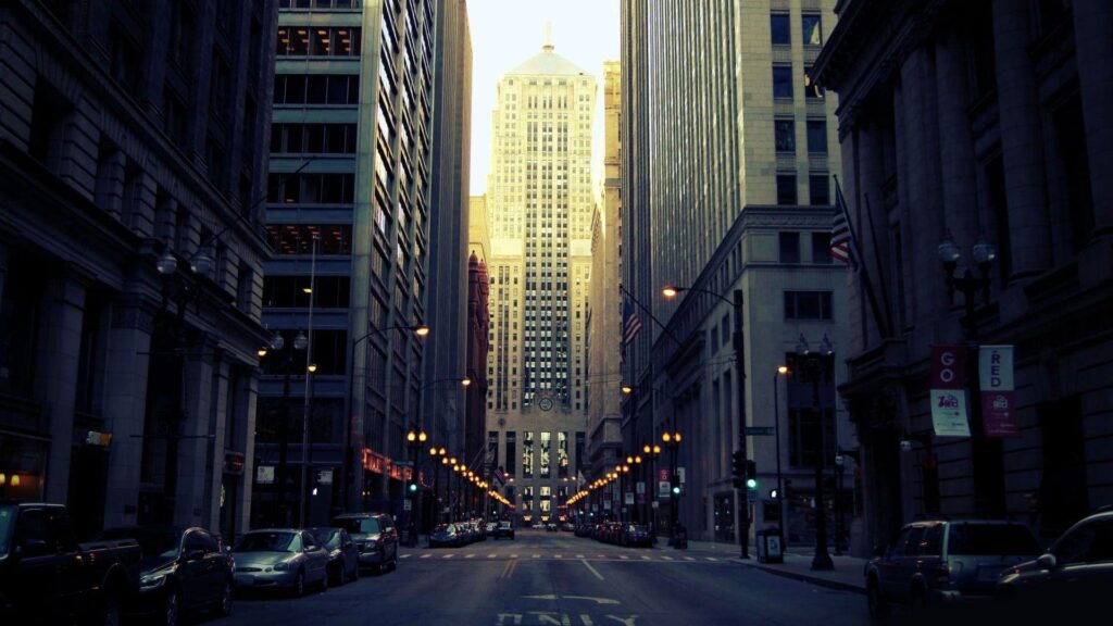 Street in Chicago Wallpapers