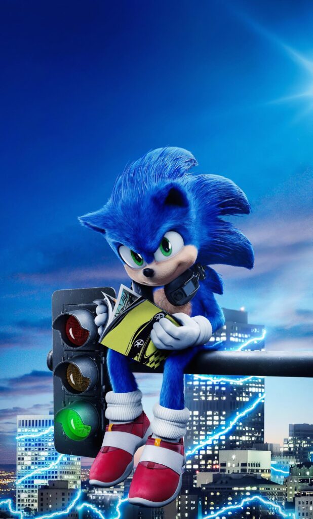 Sonic The Hedgehog k Movie iPhone 2K k