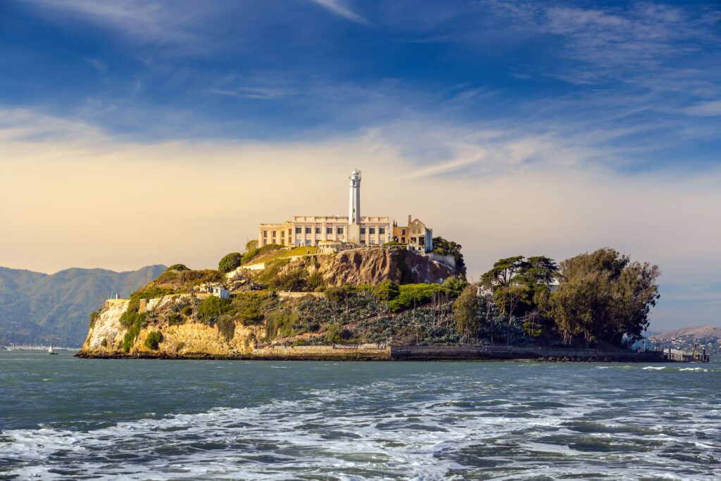 Alcatraz Island in San Francisco, USA