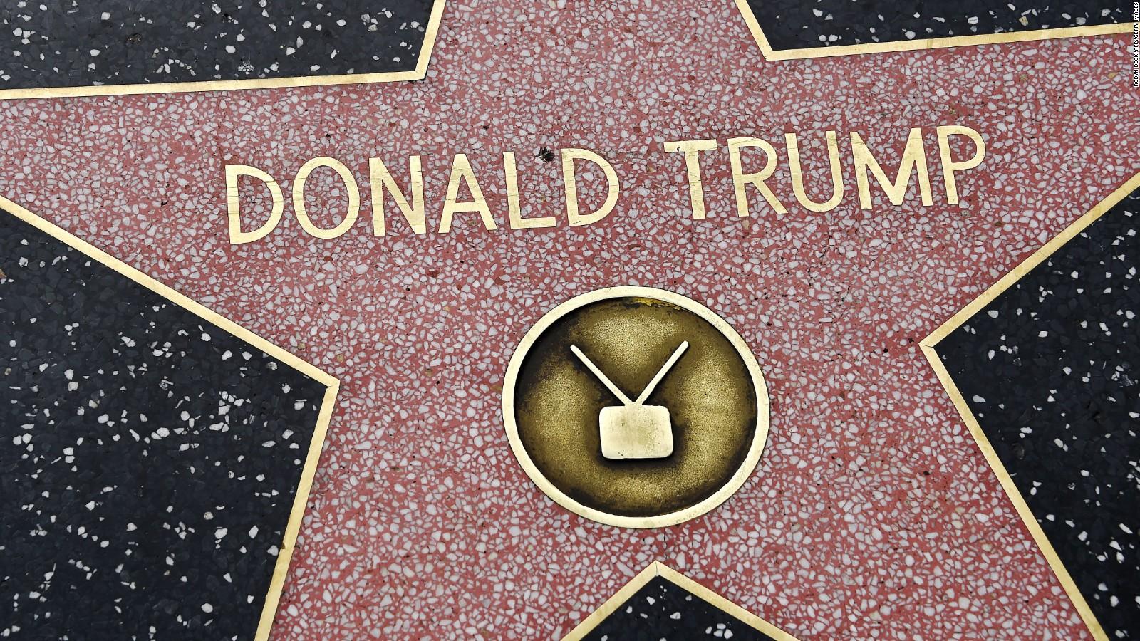 Trump’s Hollywood star getting mixed reactions