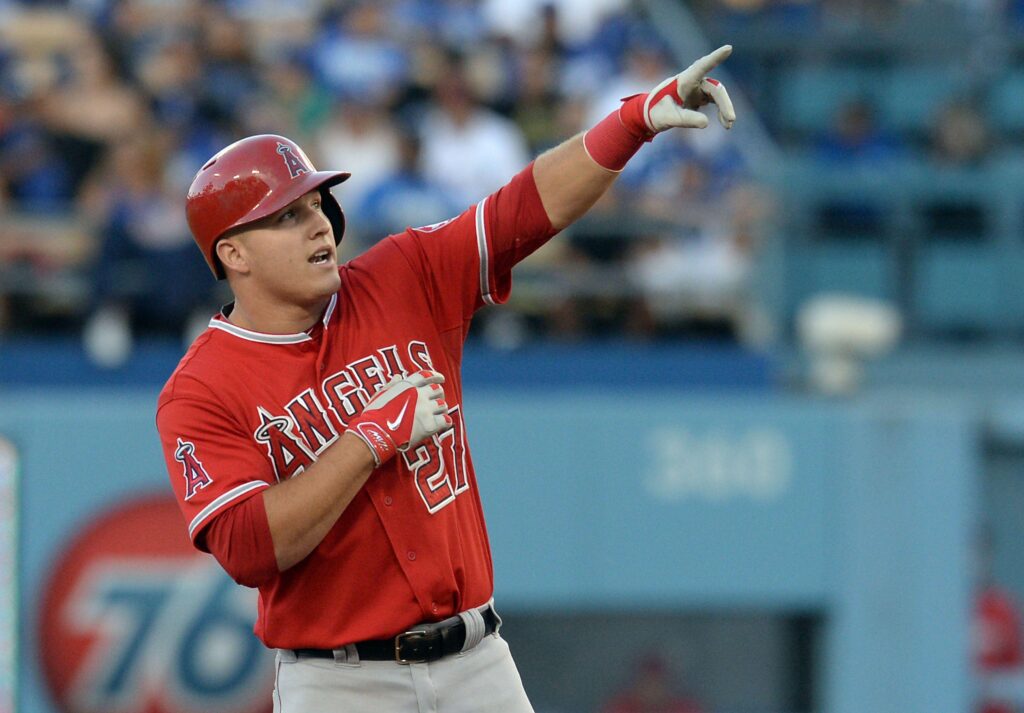 Px Mike Trout Talented Baseball Player
