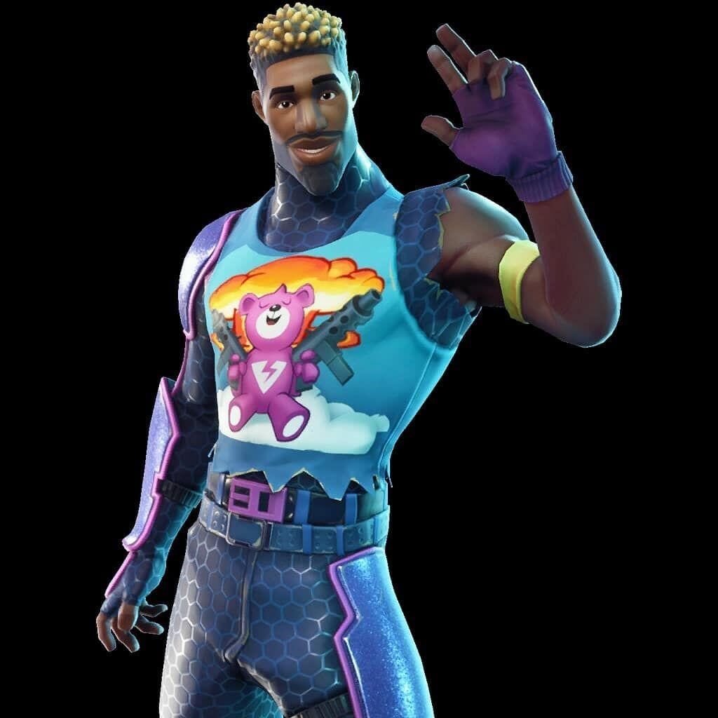 Another new skin found in the fortnite v called Brite gunner We