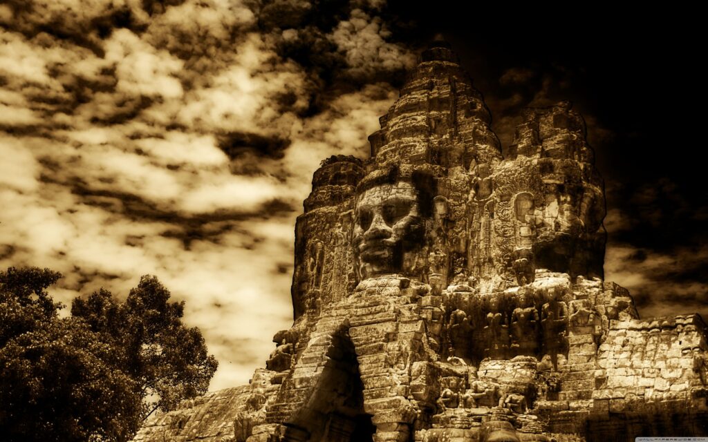 The Buddha King Of Angkor Wat, Cambodia 2K desk 4K wallpapers