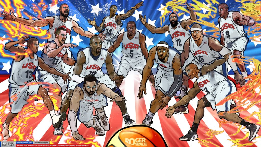 Wallpapers NBA Player Group