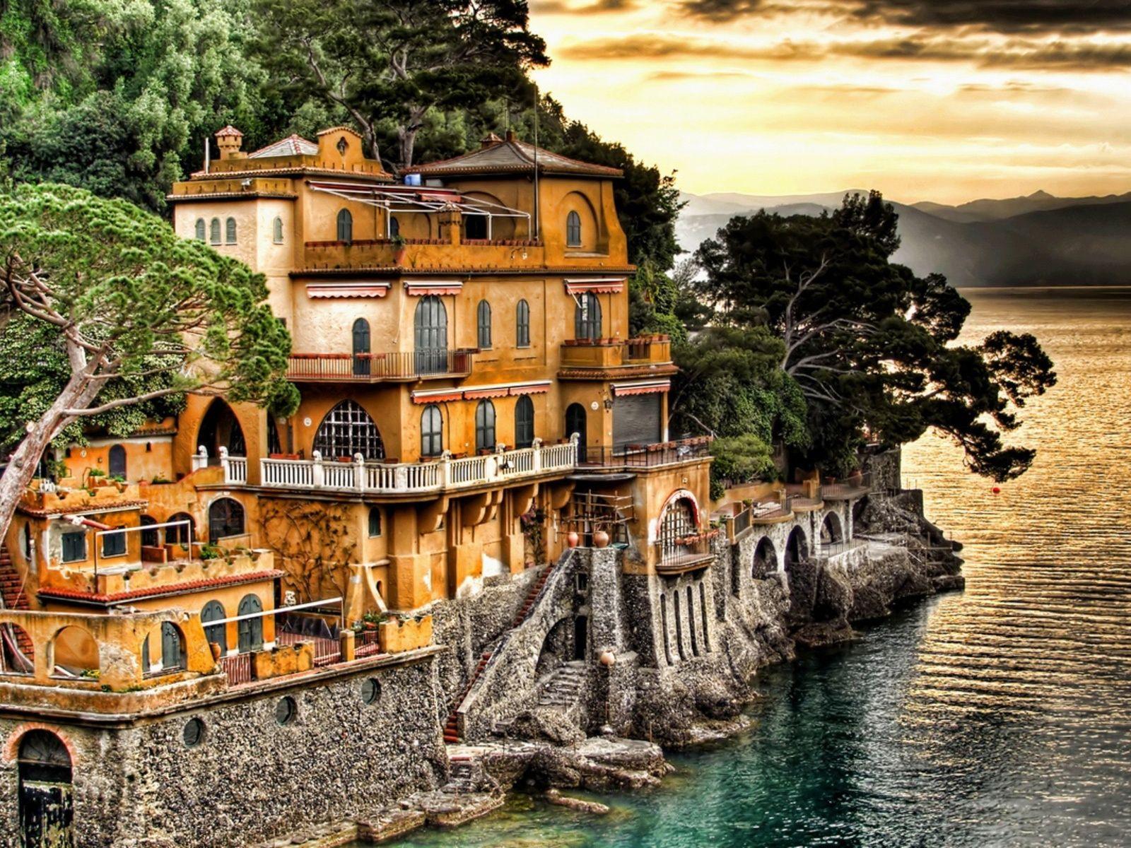 Old house in Genoa, Italy wallpapers and Wallpaper