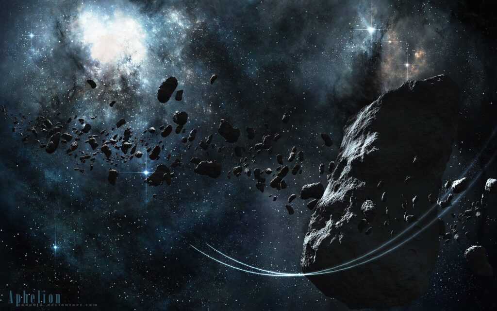 Star nebula meteorite 2K wallpapers