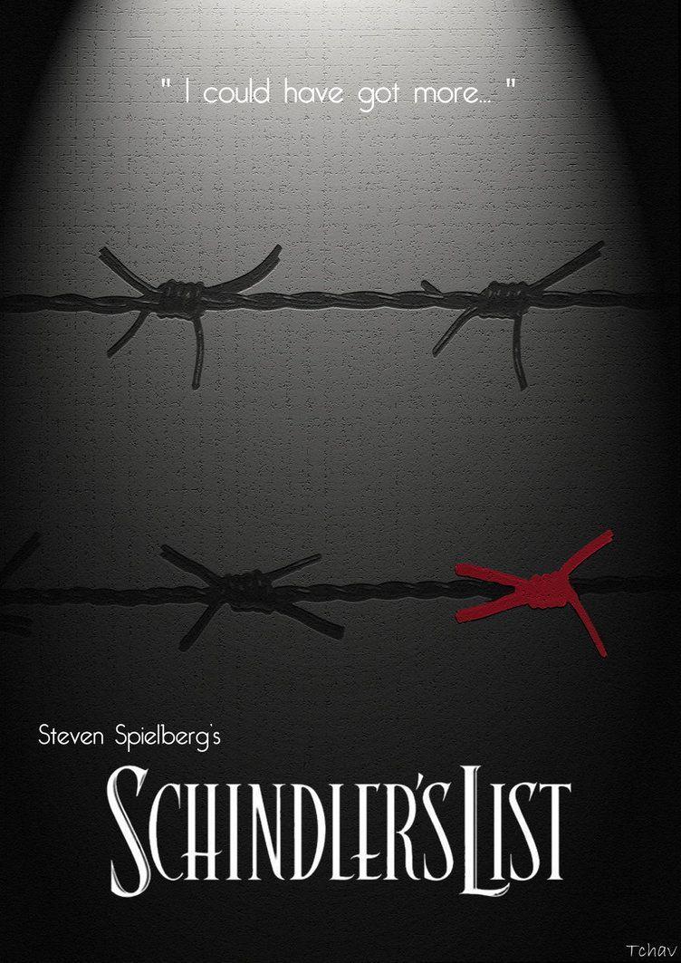 Schindler’s List Minimalist Poster by Tchav