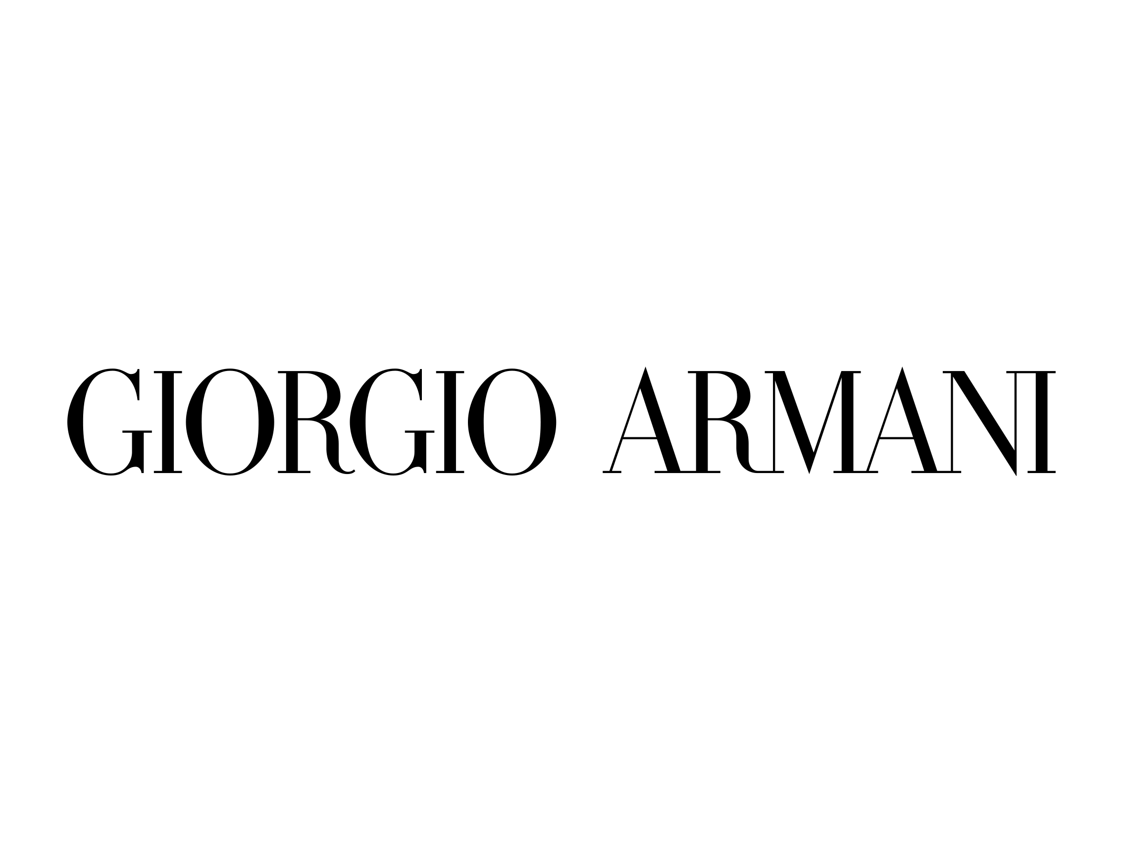 Giorgio Armani logo wordmark
