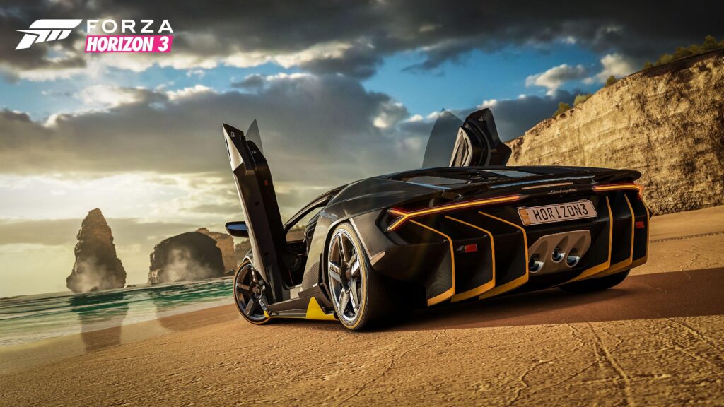 Wallpapers Lamborghini Centenario, K, Rear view, Lamborghini