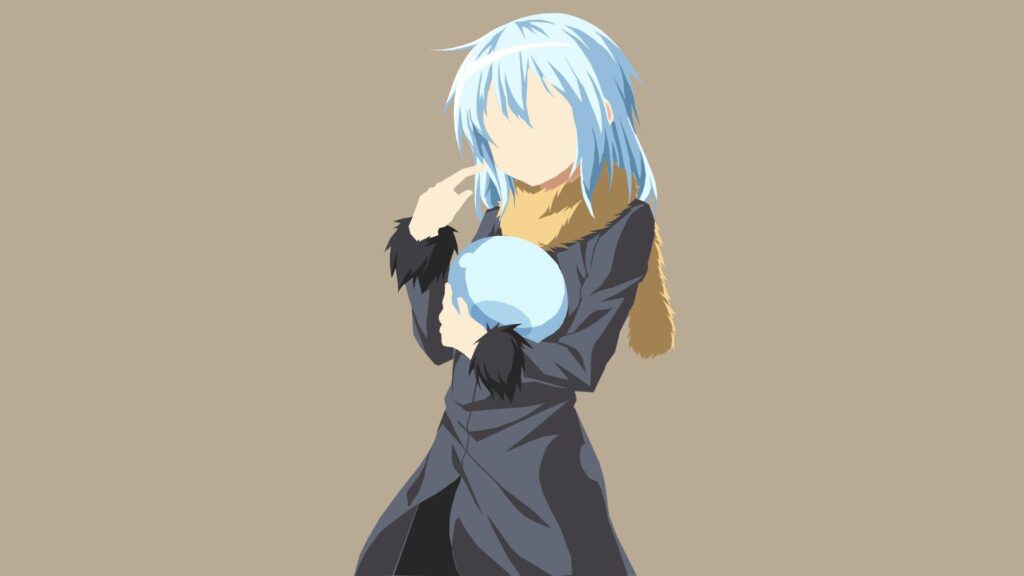 Rimuru Tempest in human form and in slime form minimalist k Ultra