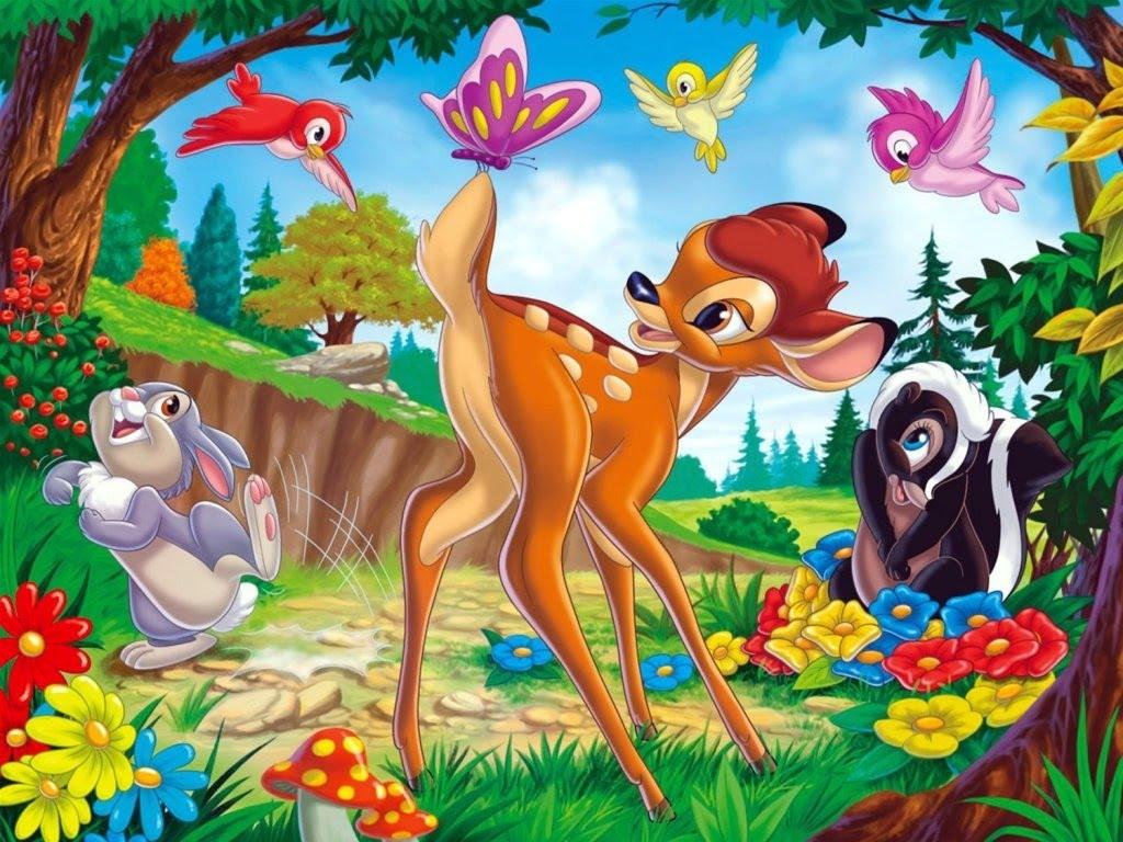 Disney Bambi Cartoon 2K Wallpaper for FB Cover