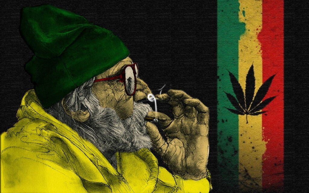 Jamaica ganja weed man