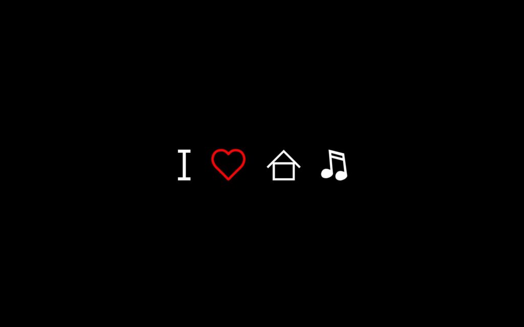 Download the I Love House Music Wallpaper, I Love House Music iPhone