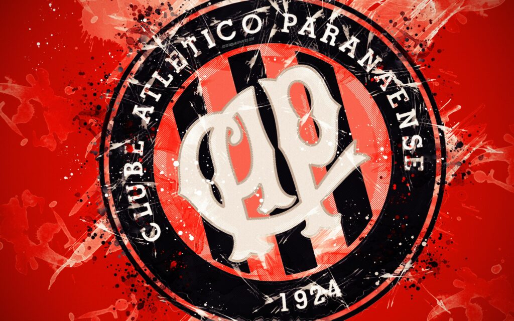 Download wallpapers Clube Atletico Paranaense, k, paint art, logo