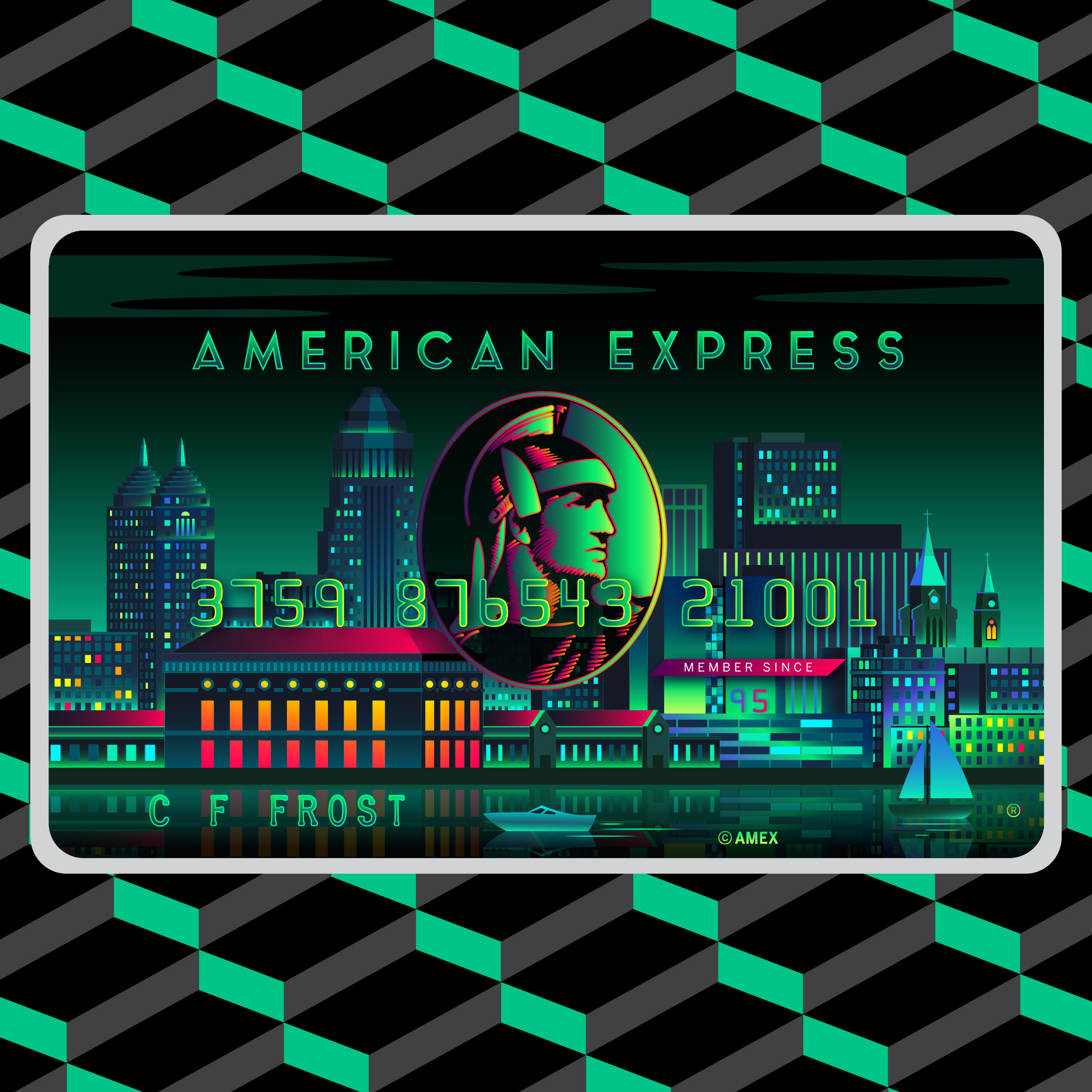 American Express Card Art • AHA Design