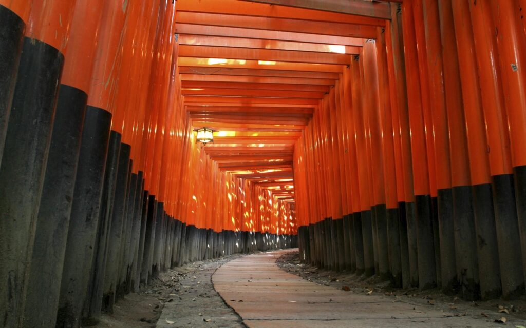 Japan architecture torii Japanese architecture Fushimi Inari Shrine