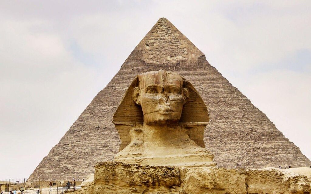 Cairo, Sphinx And The Great Pyramid
