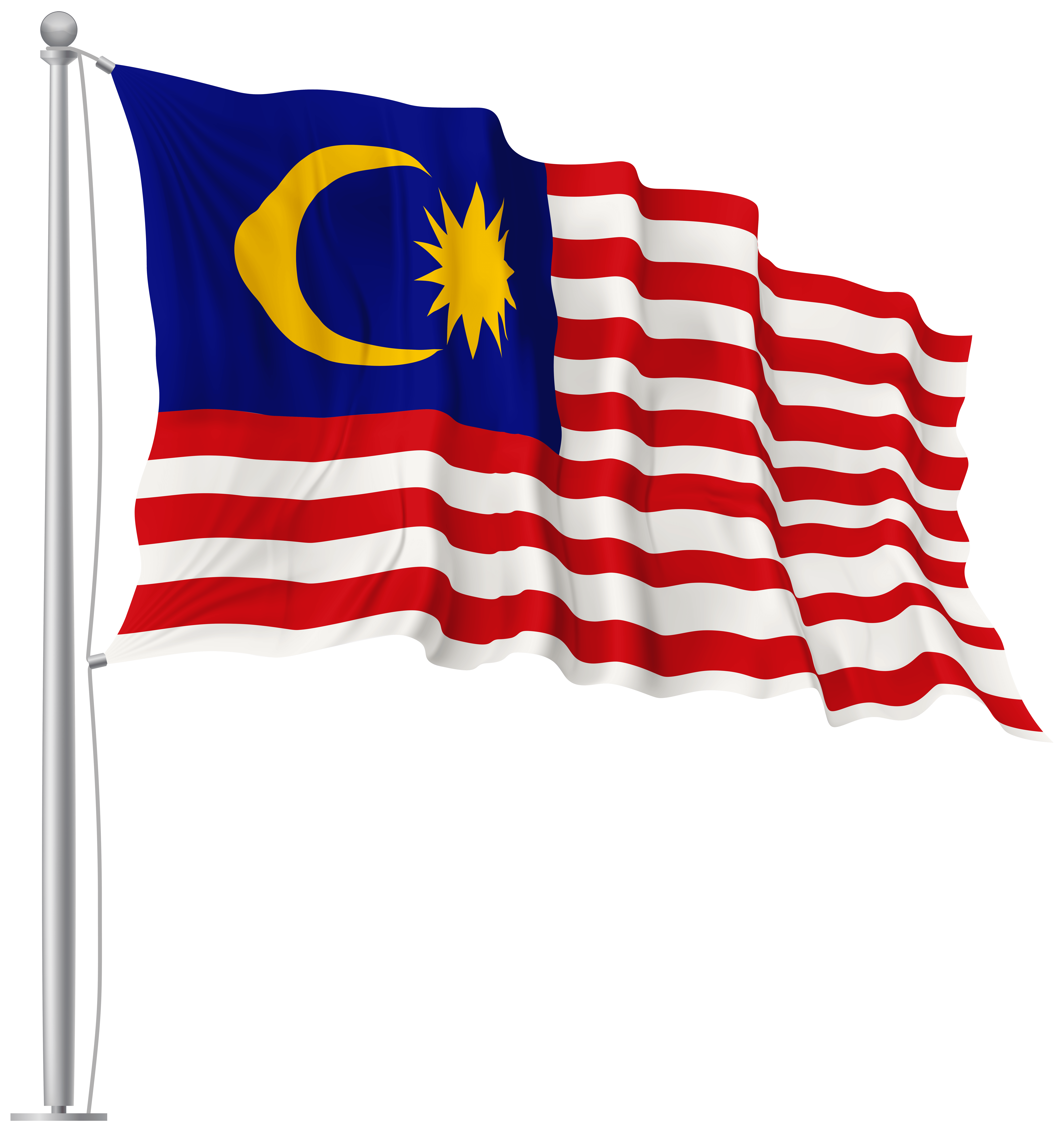 Malaysia Waving Flag Wallpaper Wallpaper