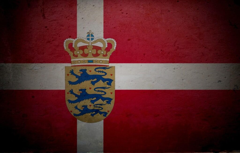 Wallpapers Denmark, flag, coat of arms Wallpaper for desktop, section