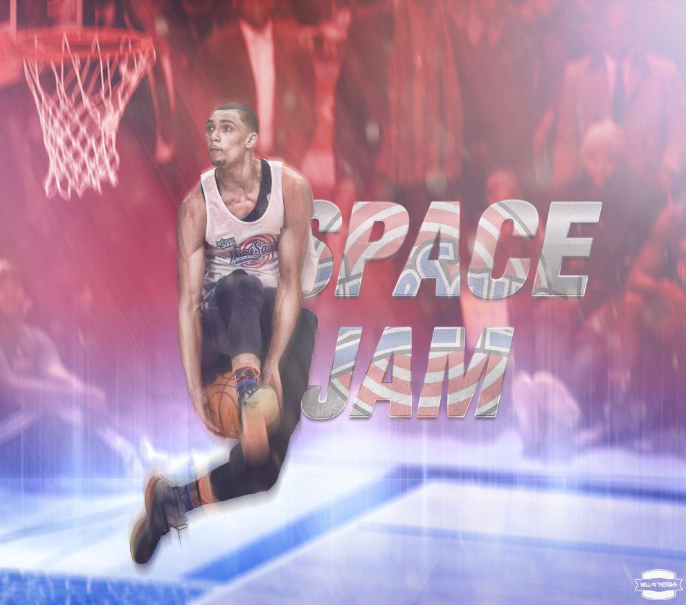 Zach LaVine Space Jam Dunk by NewtDesigns