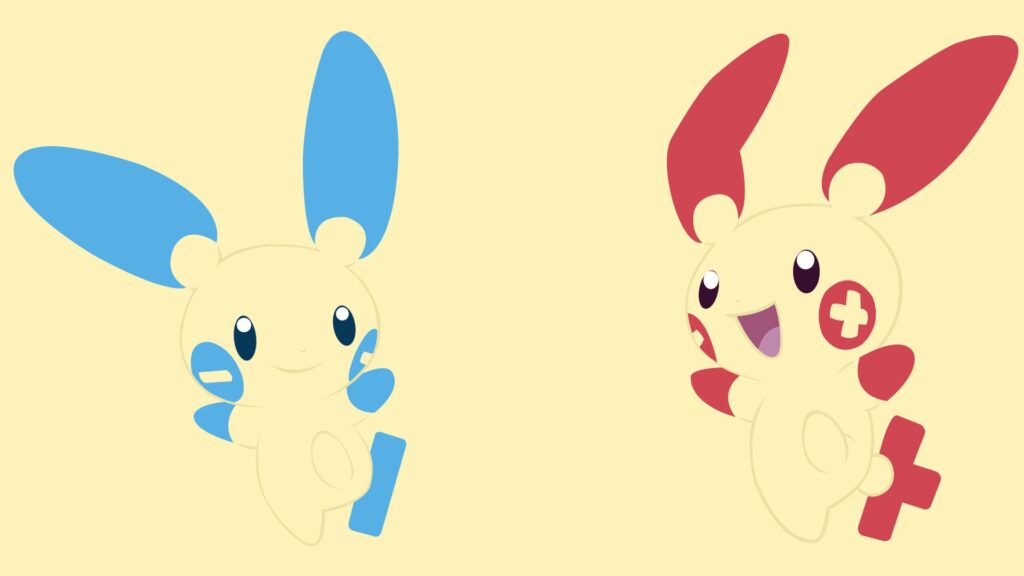 Minun and Plusle 2K Wallpapers and Backgrounds Wallpaper