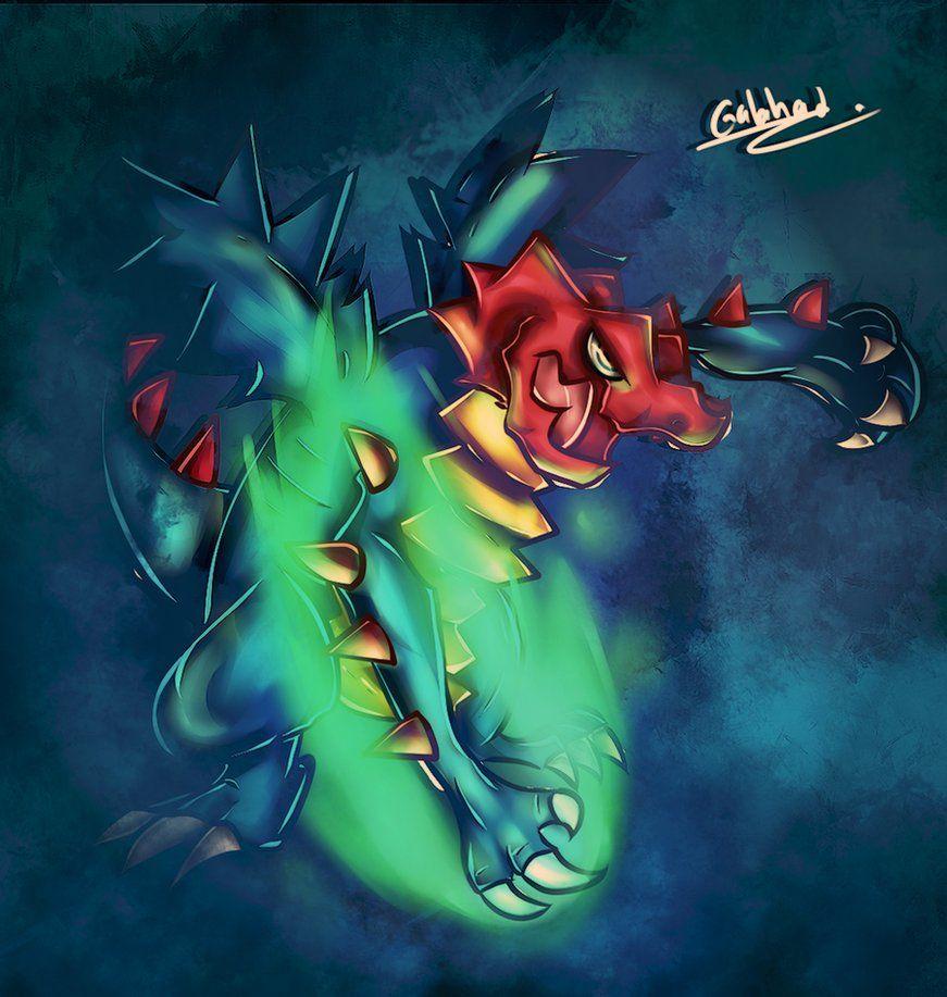 Druddigon used Dragon Claw by SirGalahadBW