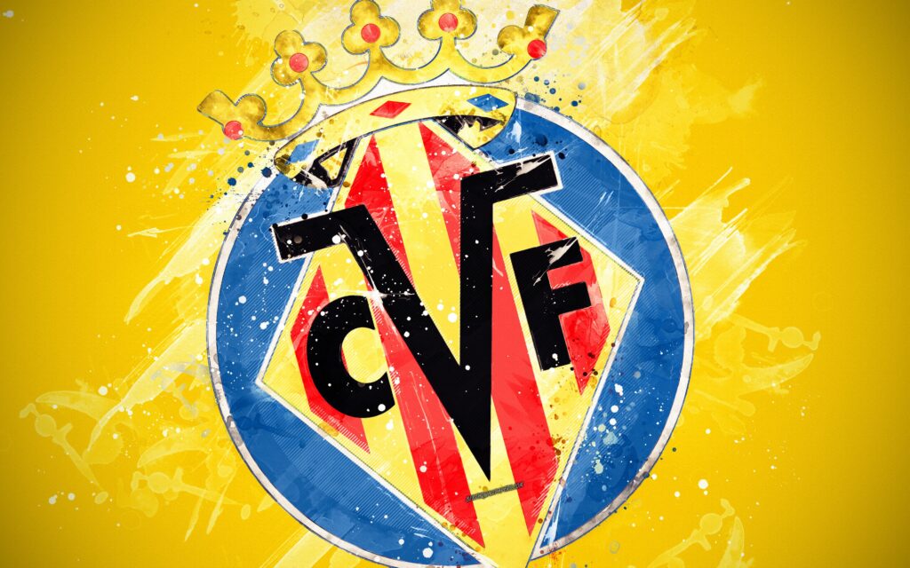 Download wallpapers Villarreal CF, k, paint art, creative, Spanish