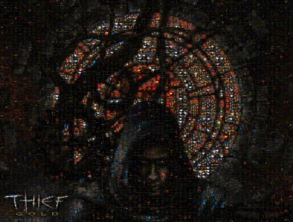 Thief Gold 2K Mosaic Wallpapers Wallpaper