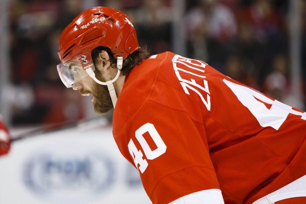 Henrik Zetterberg injury Red Wings captain scratched with upper