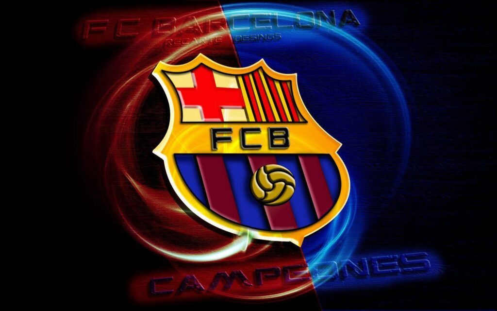 Download Beautiful Fc Barcelona Logo 2K On Widescreen Wallpapers