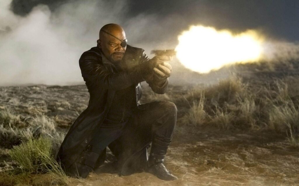 The Avengers – Samuel L Jackson as Nick Fury widescreen
