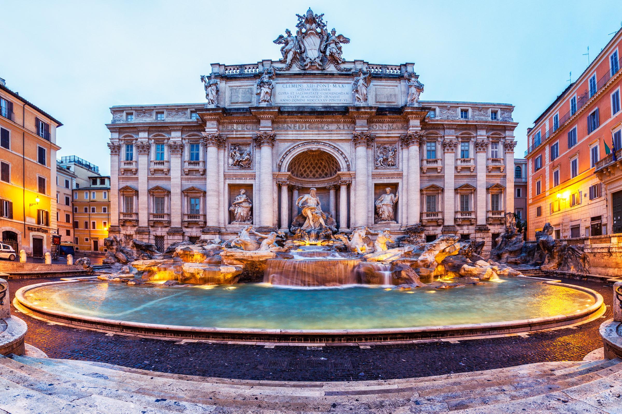 Trevi Fountain 2K Wallpapers
