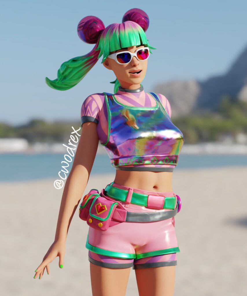 16+ Wallpapers in Tropical Punch Zoey Fortnite Category