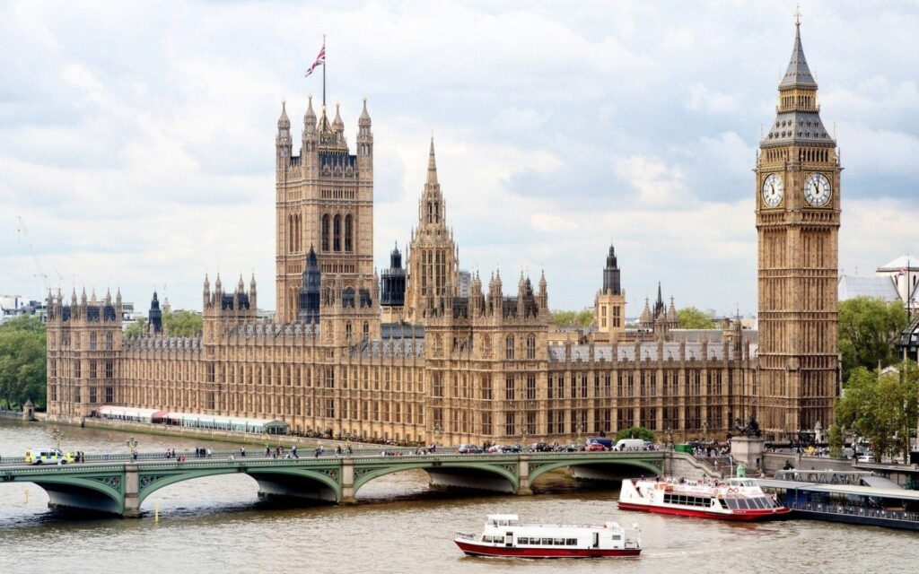 Uk London Big Ben Parliament Westminster Bridge Wide 2K Wallpapers