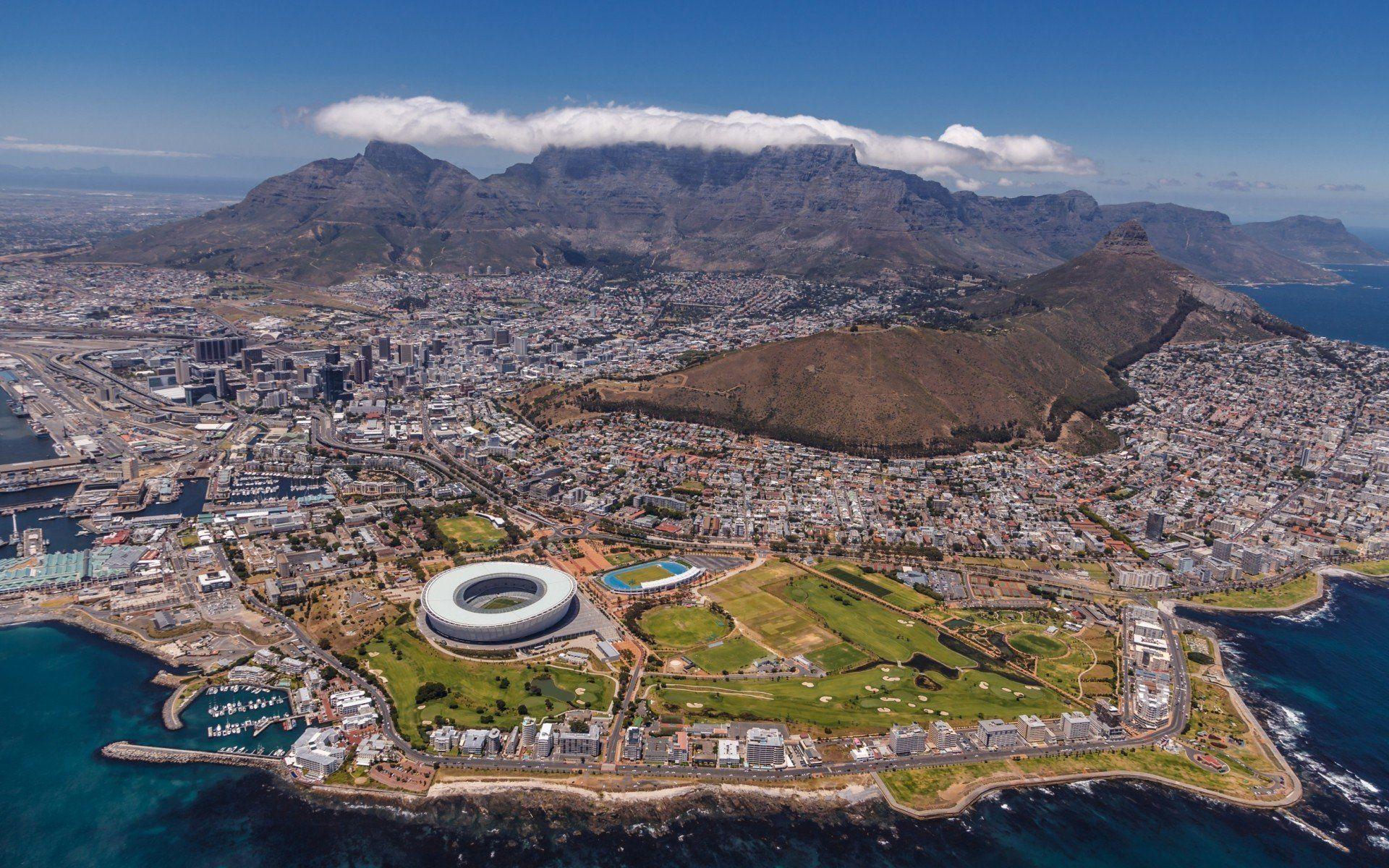 Cityscapes Landscapes Stadium Cape Town Table Mountain Wallpapers