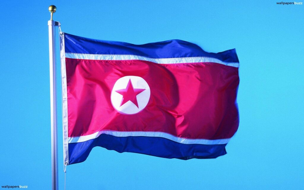 The flag of North Korea 2K Wallpapers