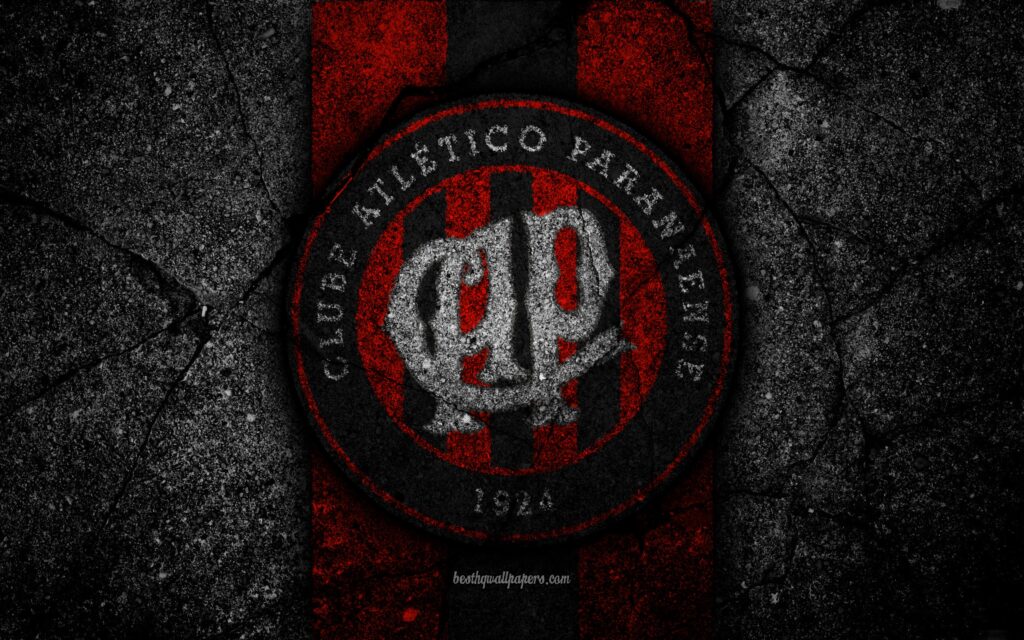 Download wallpapers k, Atletico Paranaense FC, logo, Brazilian