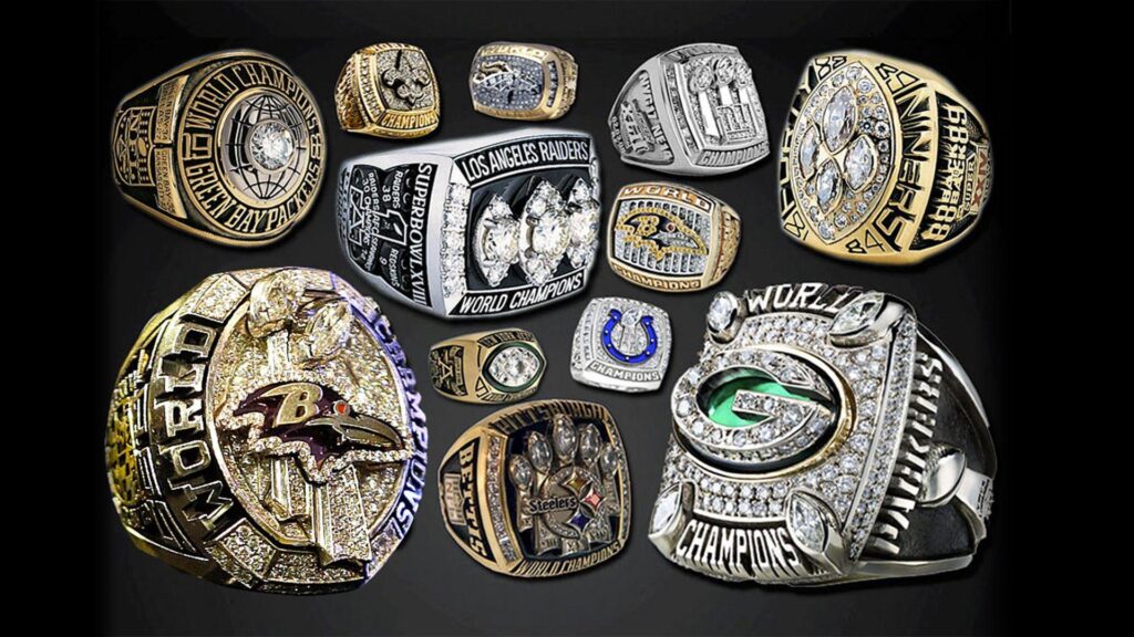 Super Bowl rings through the years